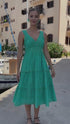 Kleid Green 4073 F FRESH COTTON